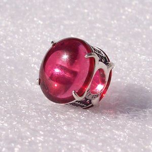 Pandora Colours Pink Oval Cabochon Charm
